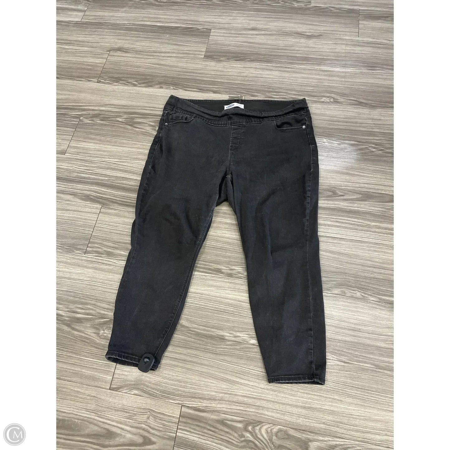 Jeans Skinny By Old Navy In Black, Size: 22