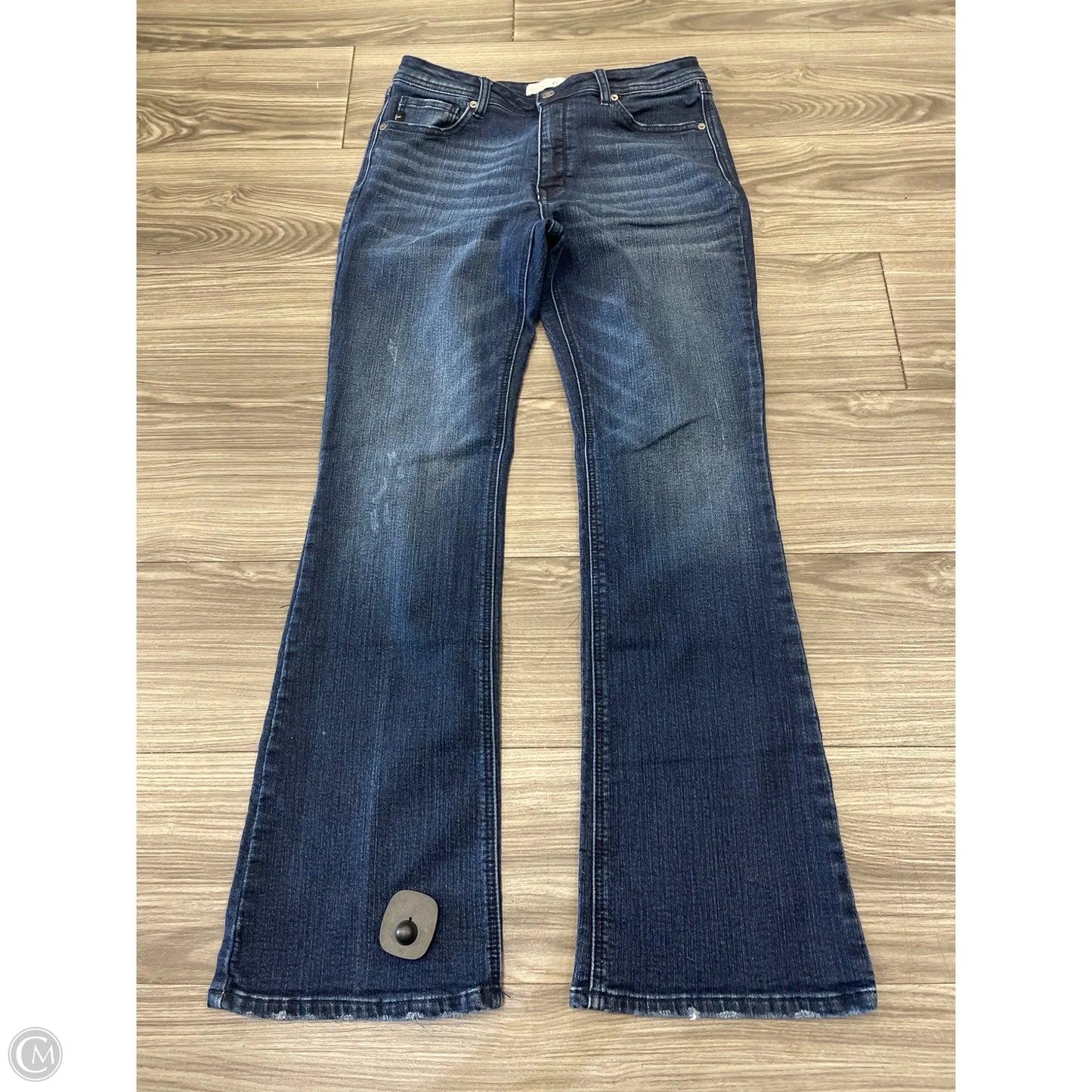 Jeans Straight By Kancan In Blue, Size: 12