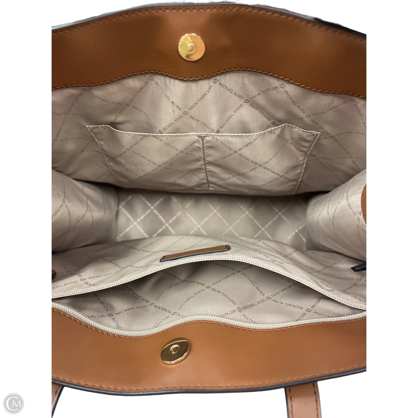 Tote Designer By Michael Kors, Size: Large