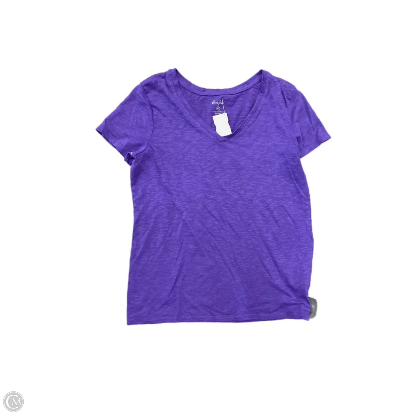 Top Short Sleeve Basic By Clothes Mentor In Purple, Size: Xl