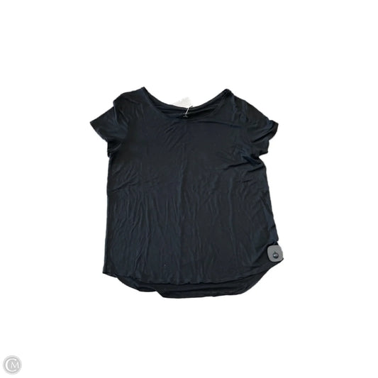 Top Short Sleeve Basic By Gap In Black, Size: L