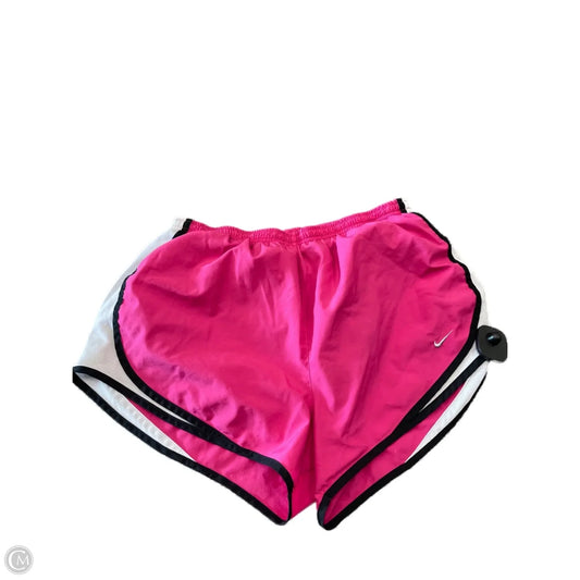 Athletic Shorts By Nike In Pink, Size: L