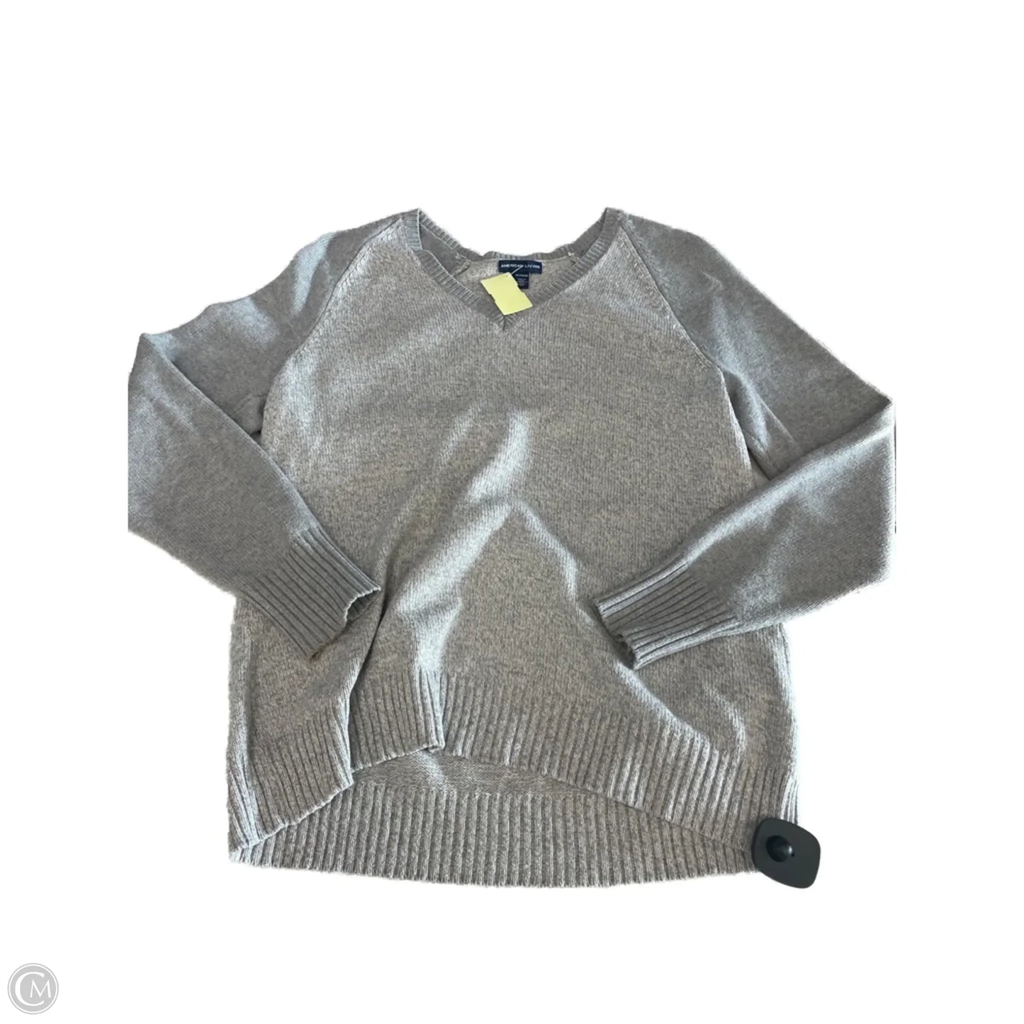 Top Long Sleeve By American Living In Grey, Size: Xl