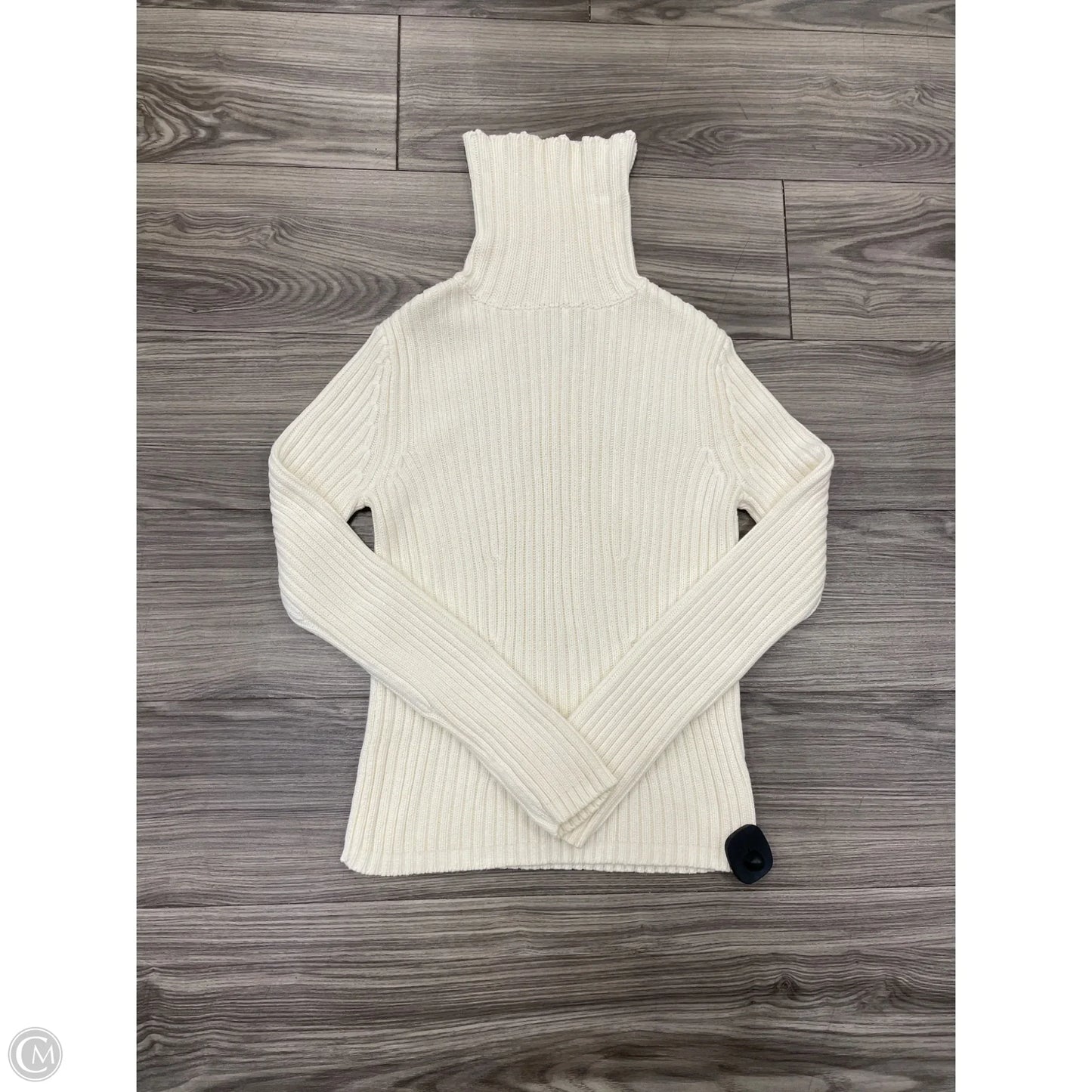 Sweatshirt Collar By Old Navy In Cream, Size: M