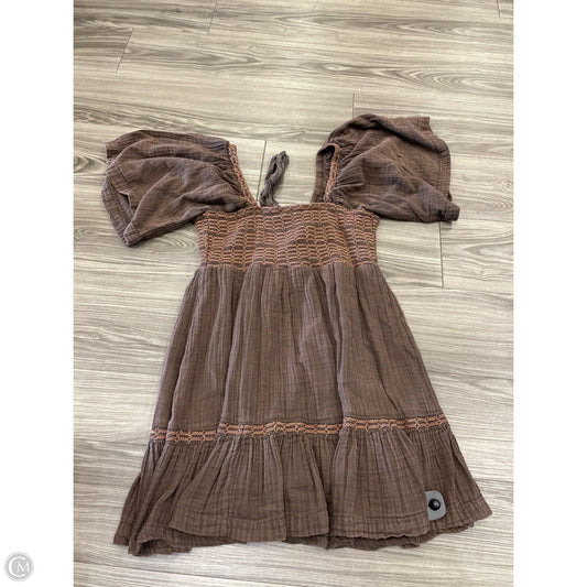 Dress Casual Midi By Free People In Brown, Size: M