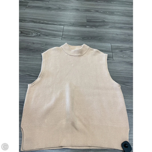 Vest Sweater By Free People In Tan, Size: M