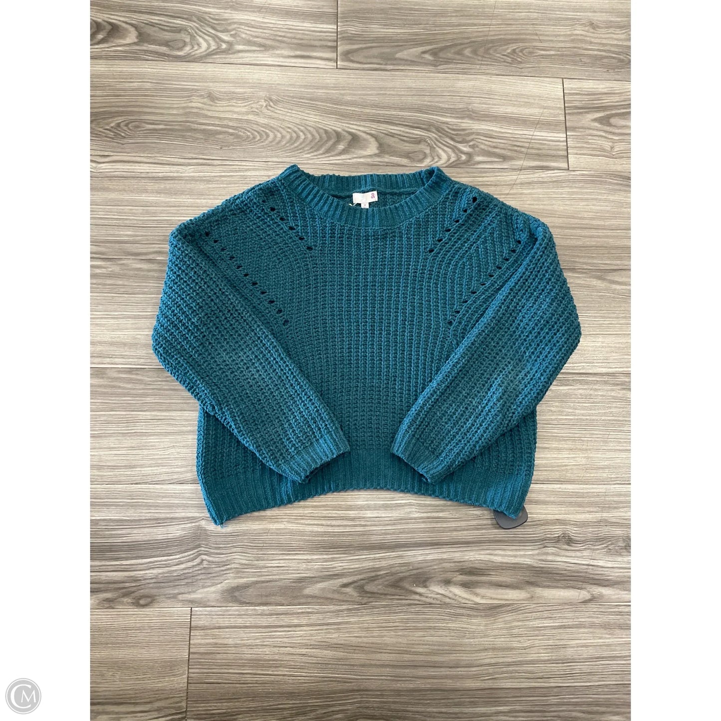 Sweater By So In Teal, Size: M