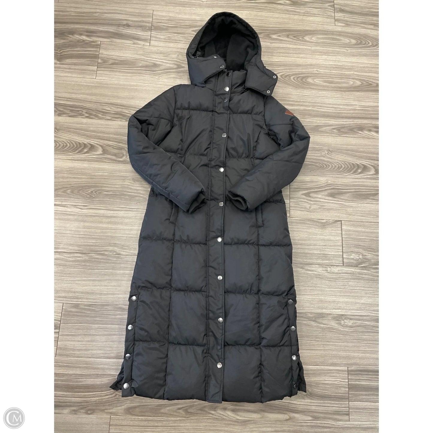 Coat Puffer & Quilted By St Johns Bay In Black, Size: M