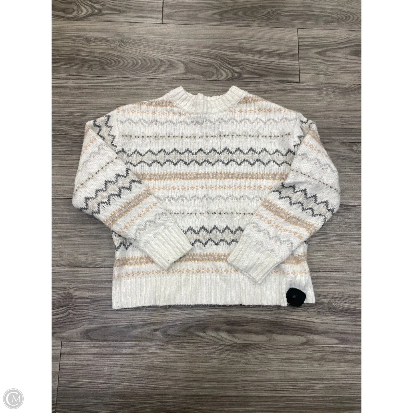 Sweater By American Eagle In Cream, Size: M