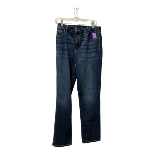 Jeans Straight By St Johns Bay In Blue, Size:14