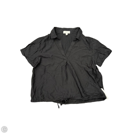 Top Short Sleeve By Cloth & Stone In Black, Size: Xl