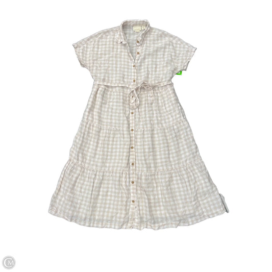 Dress Casual Midi By Cynthia Rowley In Tan, Size: M