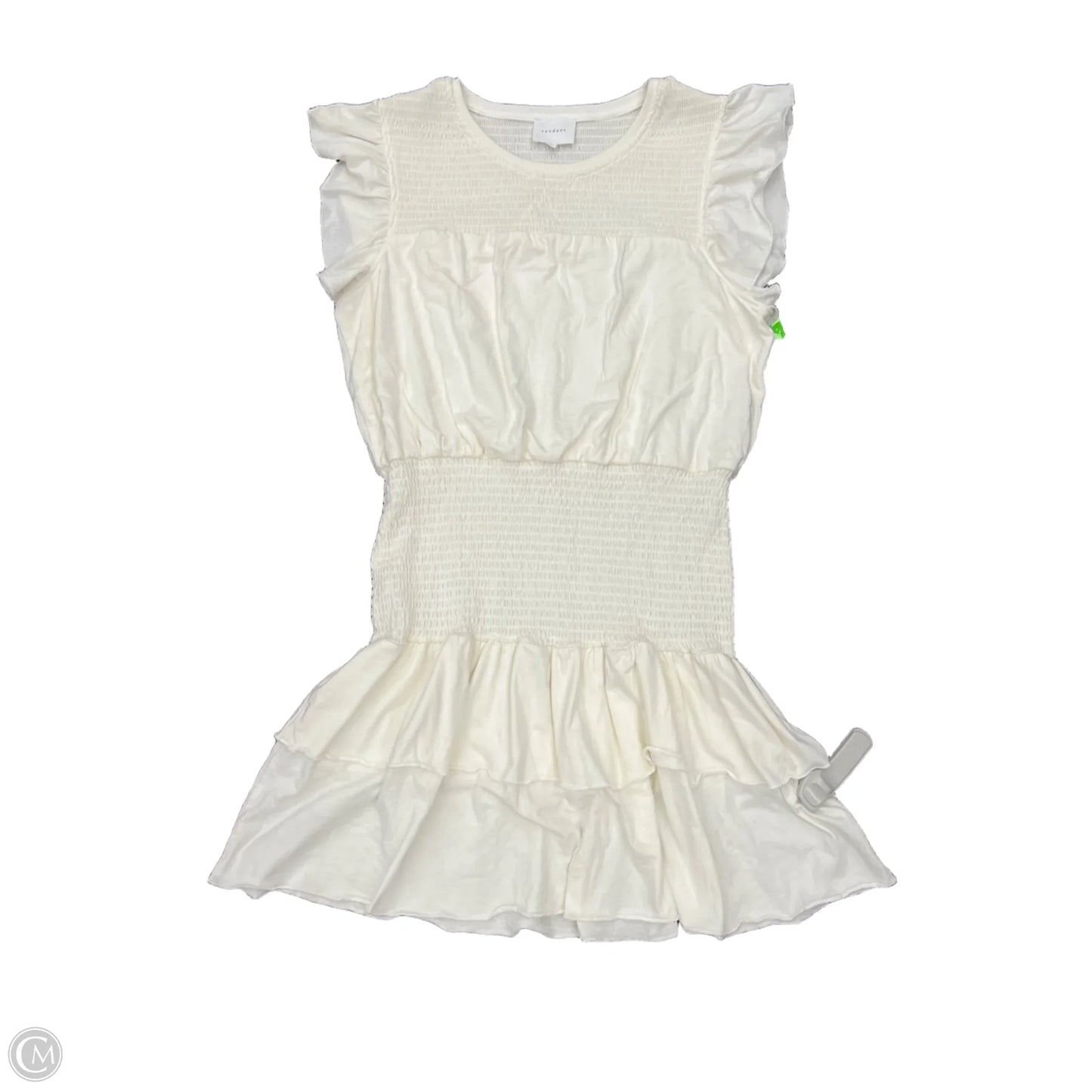 Dress Casual Short By Anthropologie In White, Size: L