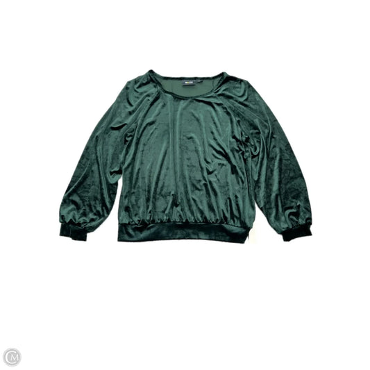 Top Long Sleeve Basic By Maeve In Green, Size: L