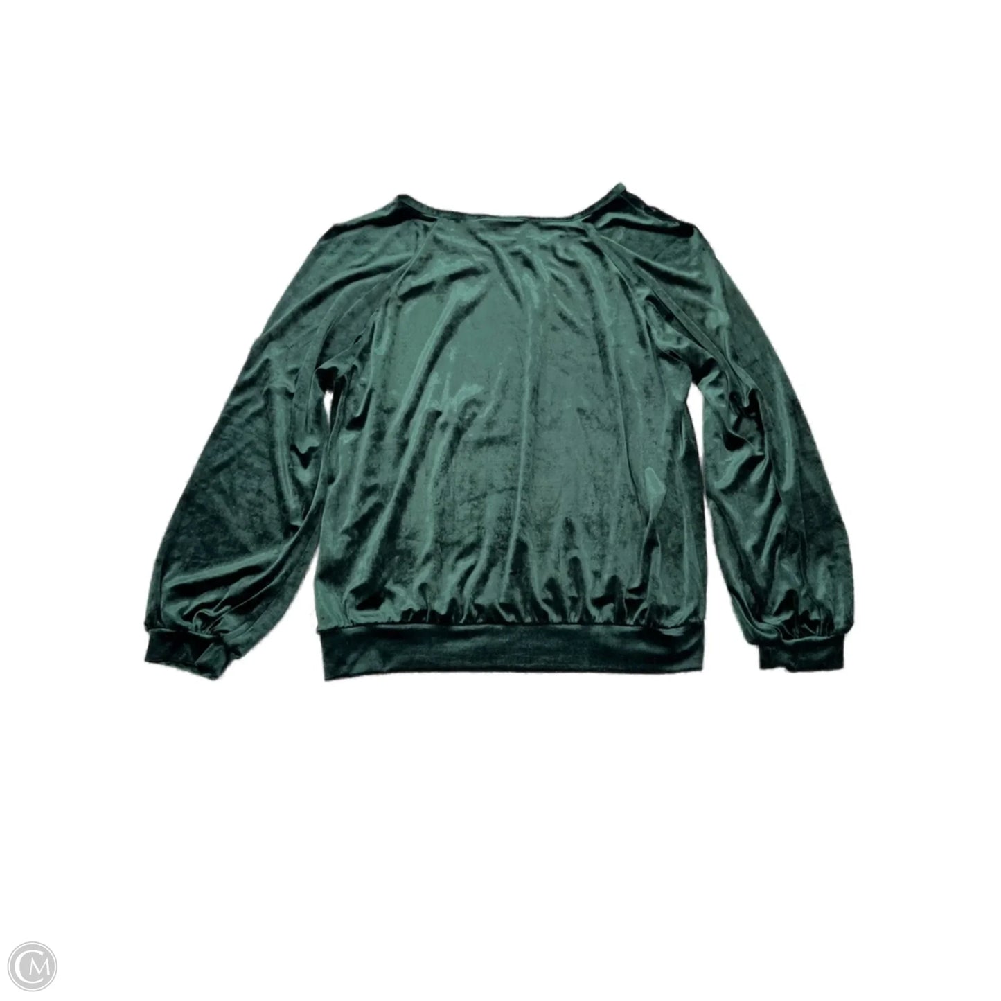 Top Long Sleeve Basic By Maeve In Green, Size: L
