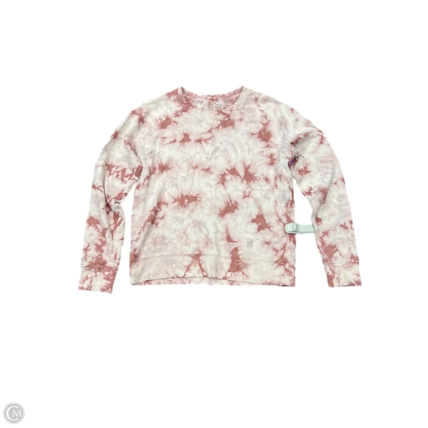 Athletic Top Long Sleeve Crewneck By Athleta In Tie Dye Print, Size: Xs