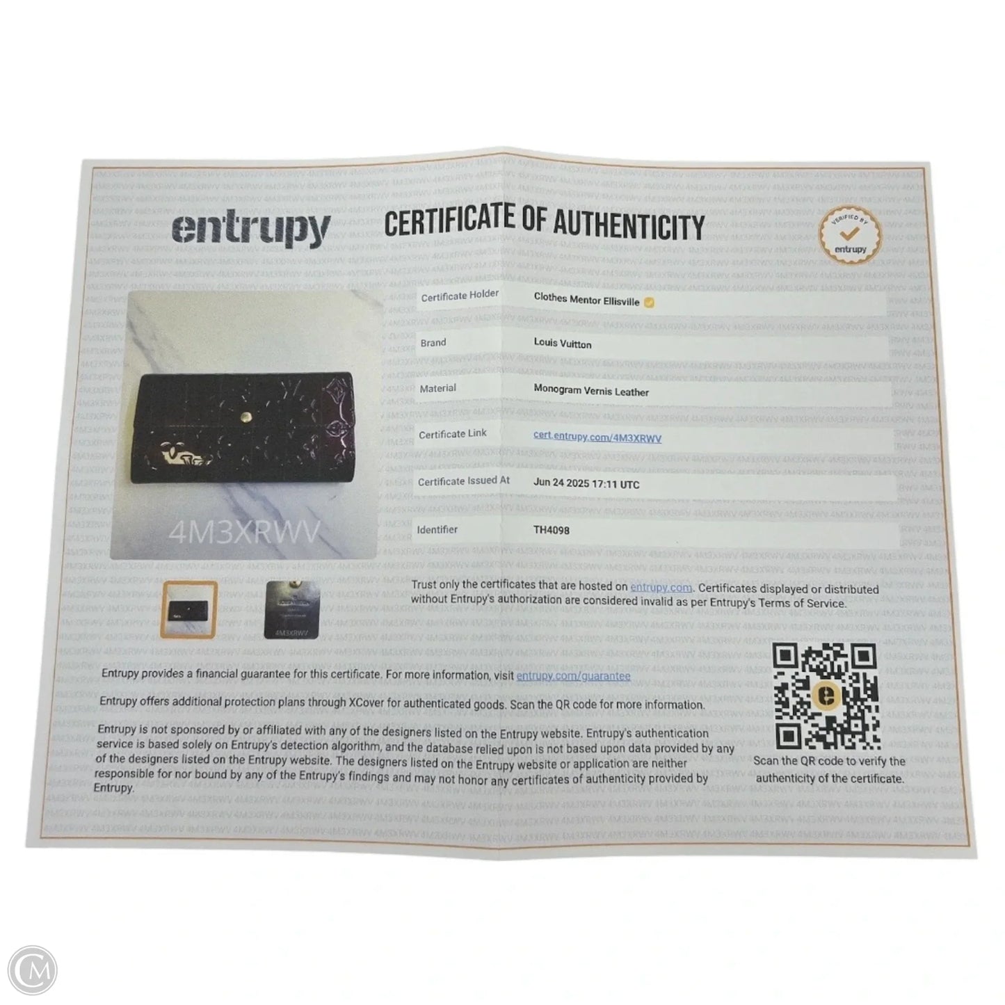 Wallet Luxury Designer By Louis Vuitton, Size: Large