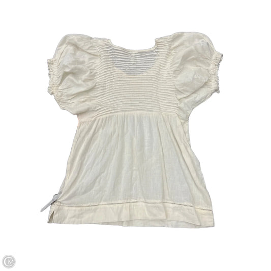 Top Short Sleeve By Free People In Beige, Size: S