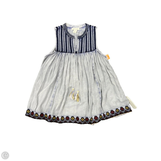 Top Sleeveless By Rachel Zoe In Blue, Size: L