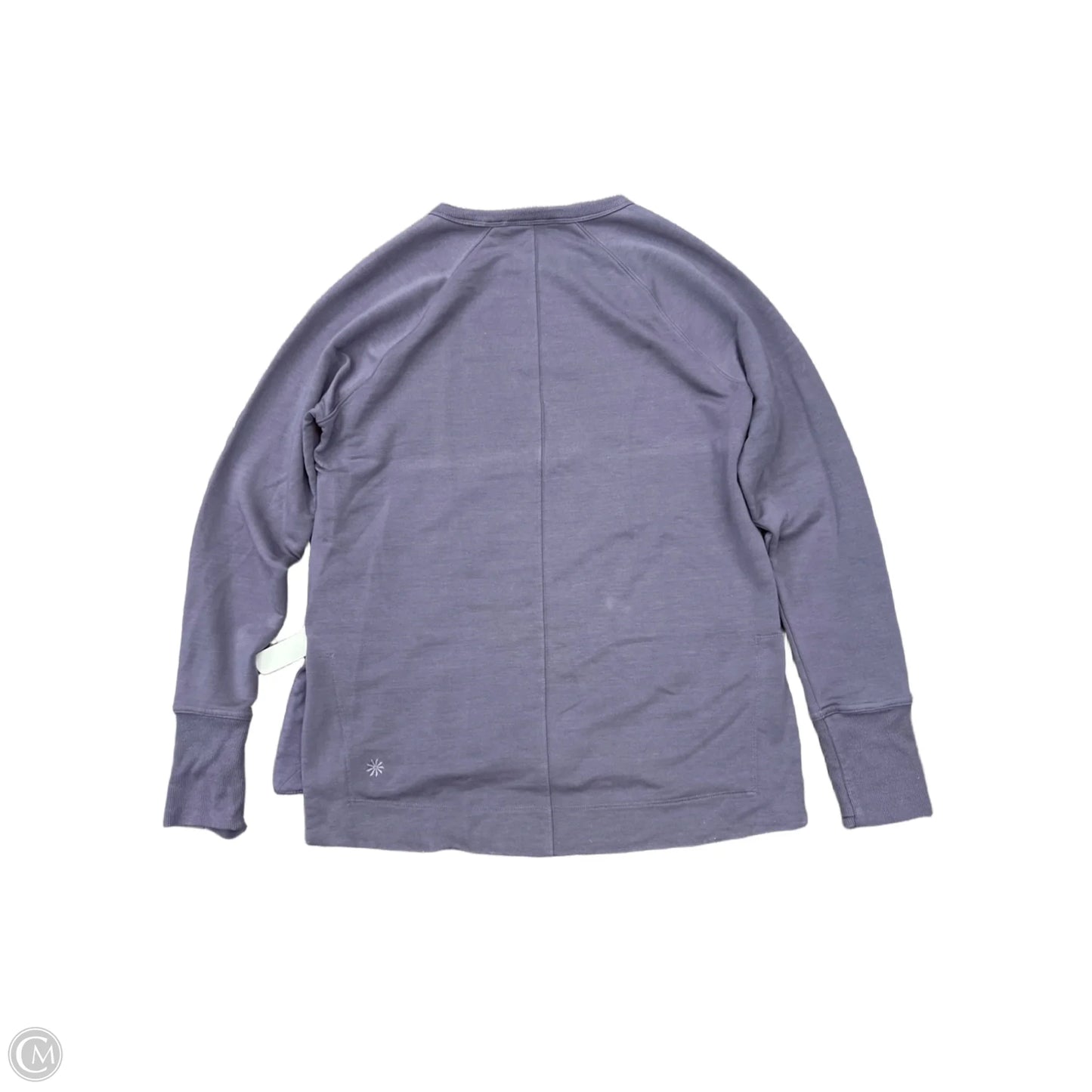 Athletic Top Long Sleeve Crewneck By Athleta In Purple, Size: S