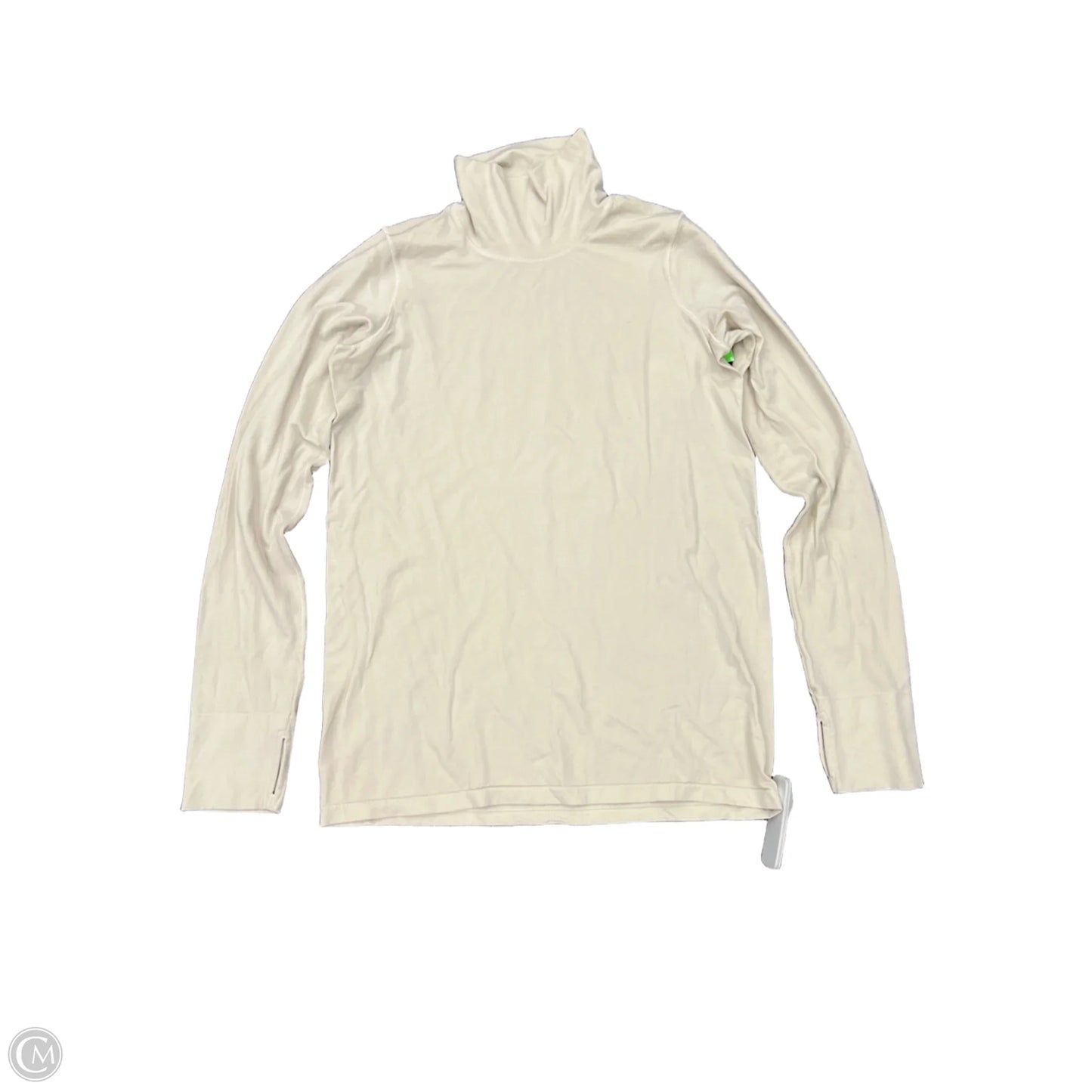 Athletic Top Long Sleeve Crewneck By Athleta In Beige, Size: Xl