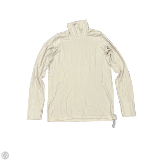 Athletic Top Long Sleeve Crewneck By Athleta In Beige, Size: Xl