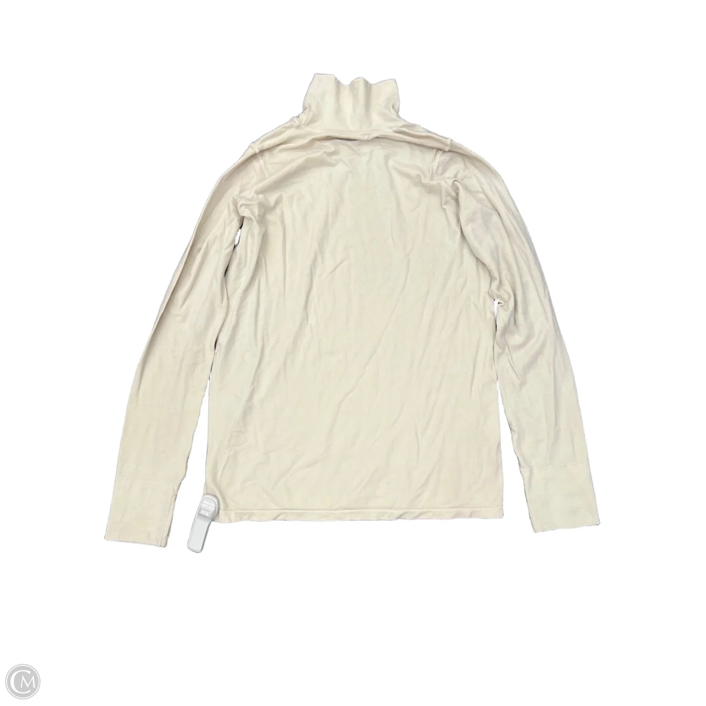 Athletic Top Long Sleeve Crewneck By Athleta In Beige, Size: Xl