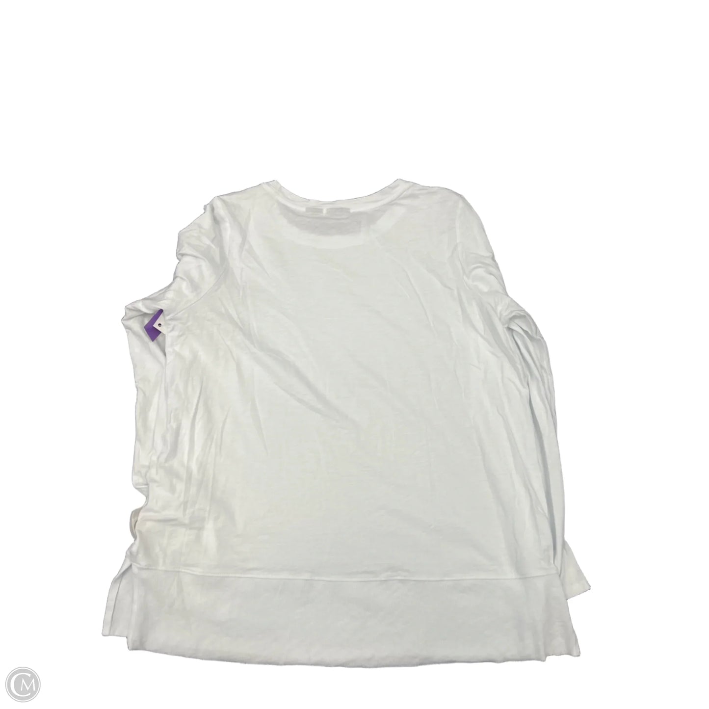 Top Long Sleeve By Rachel Zoe In White, Size: Xl