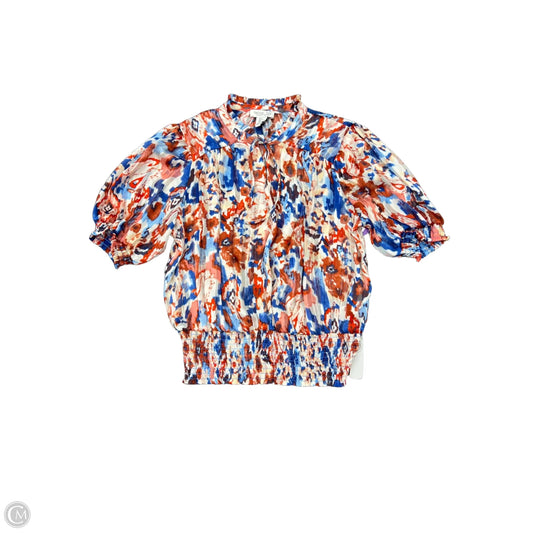 Top Short Sleeve By Rachel Zoe In Floral Print, Size: L