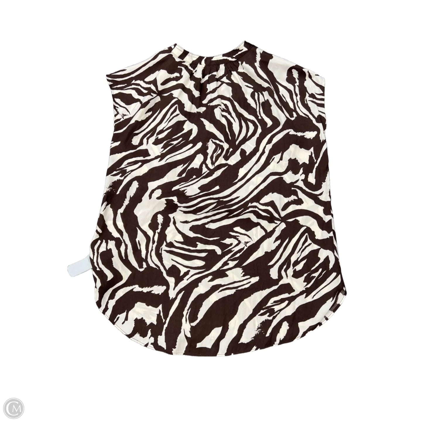 Top Short Sleeve By Joie In Zebra Print, Size: Xs