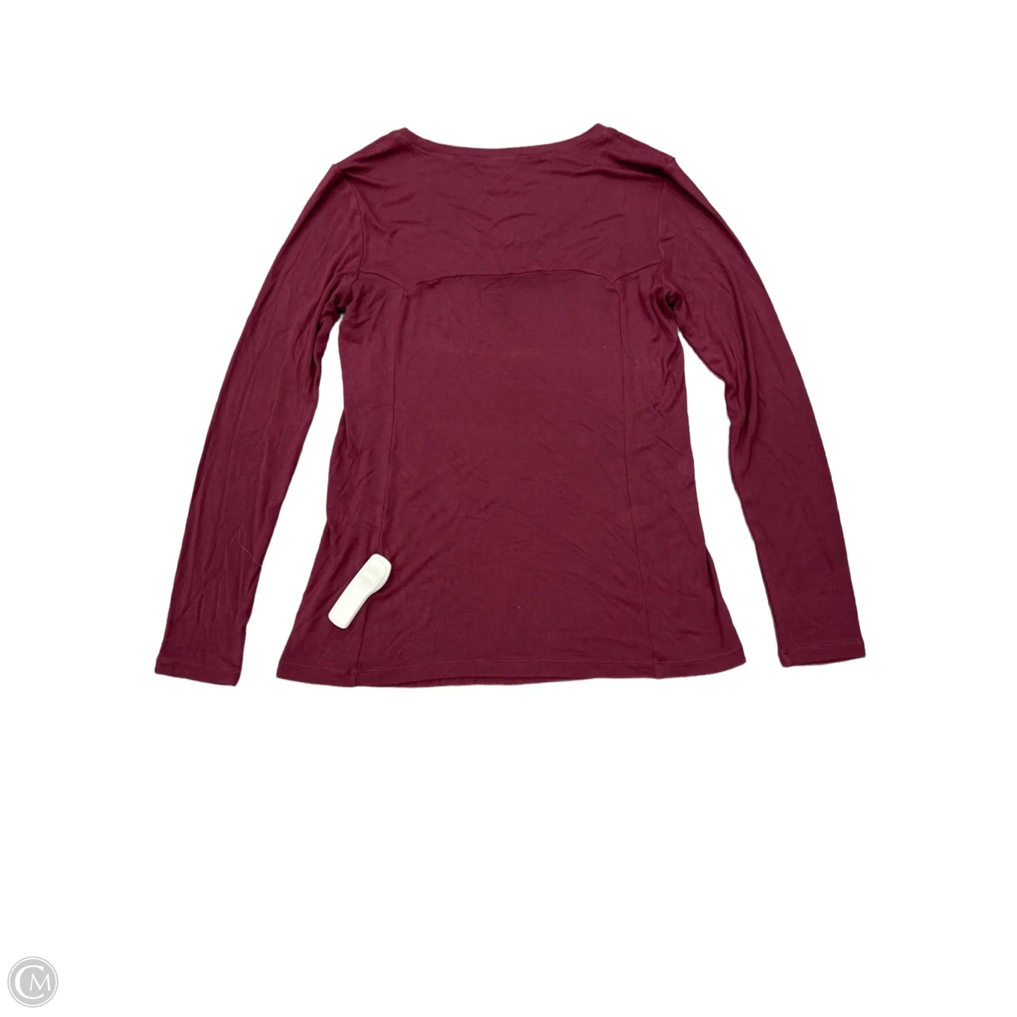 Top Long Sleeve By Cabi In Maroon, Size: Xs