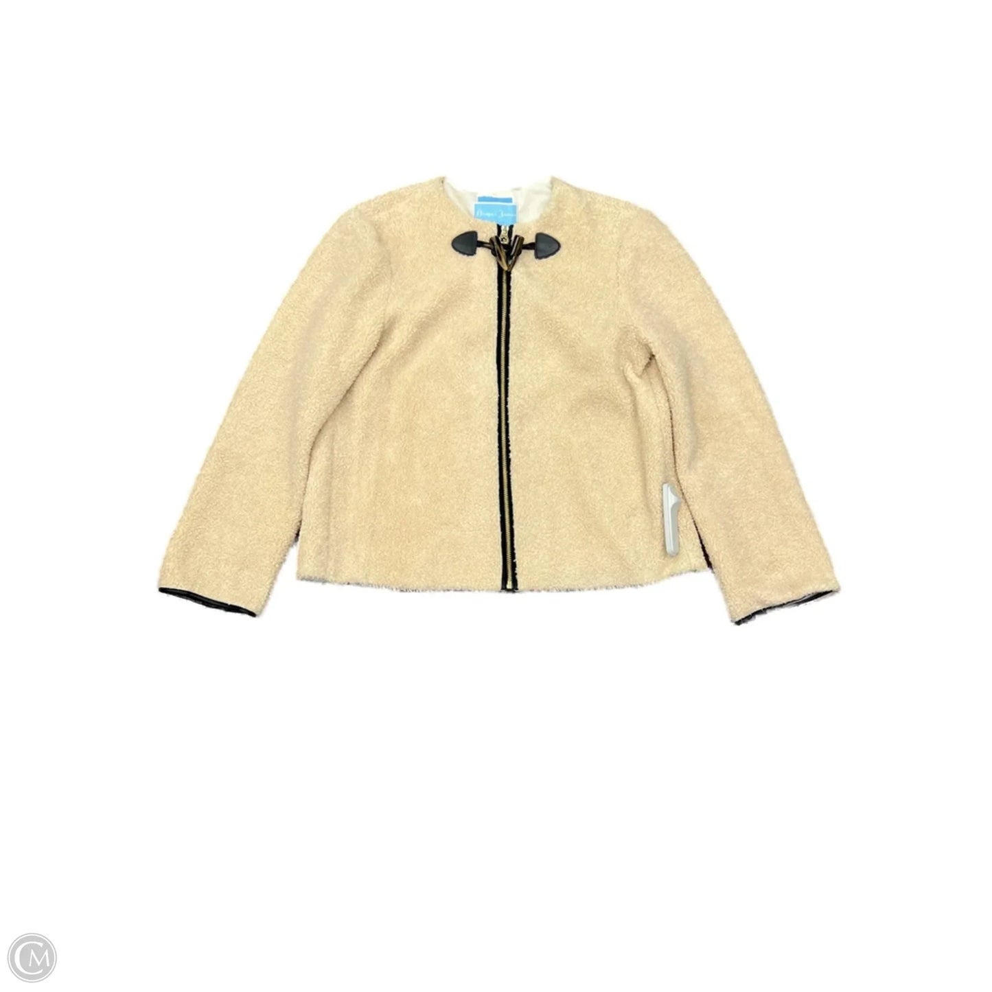 Jacket Faux Fur & Sherpa By Draper James In Beige, Size: S