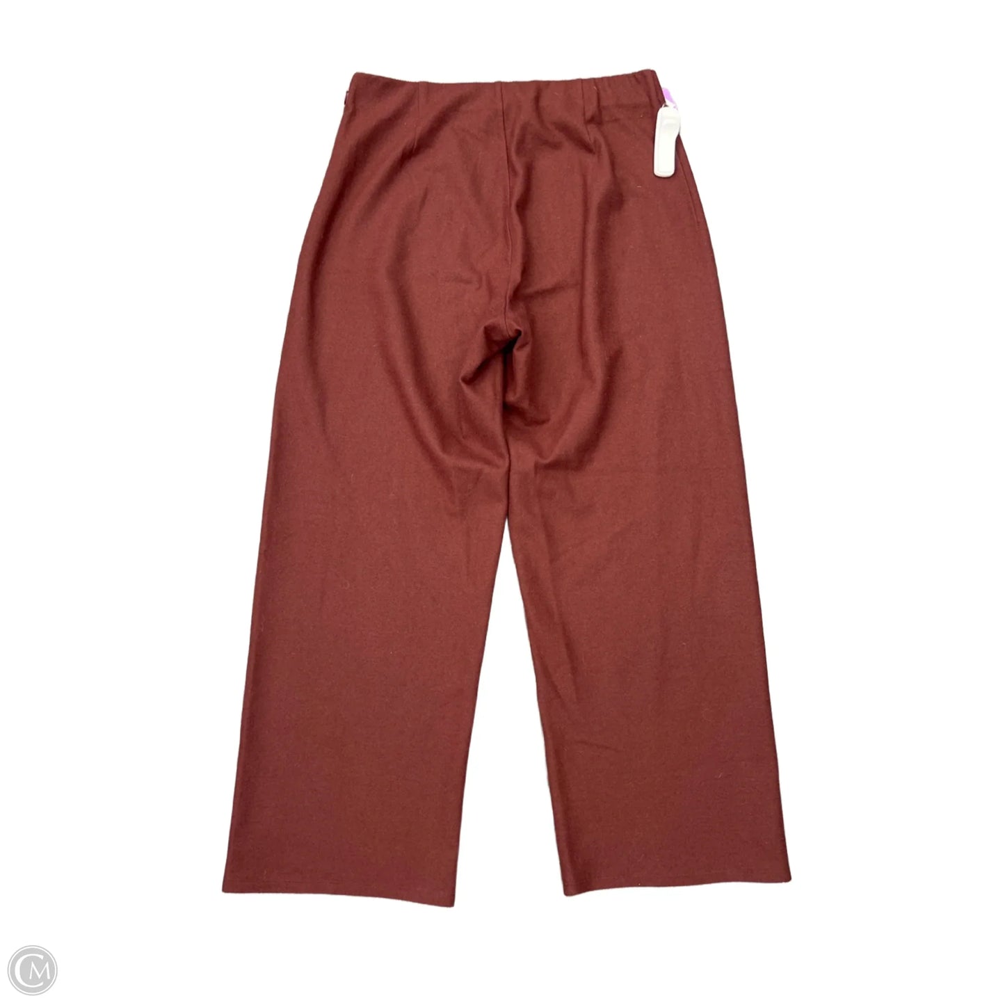 Pants Designer By Eileen Fisher In Maroon, Size: M