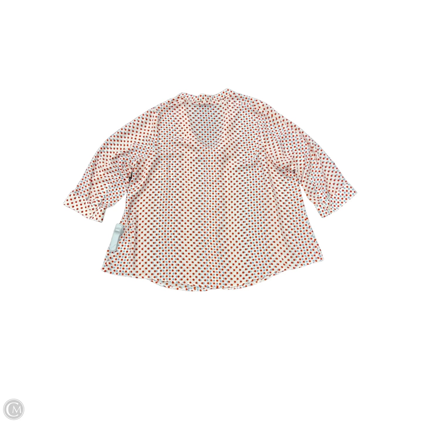 Top Long Sleeve By Modcloth In Polkadot Pattern, Size: 2x