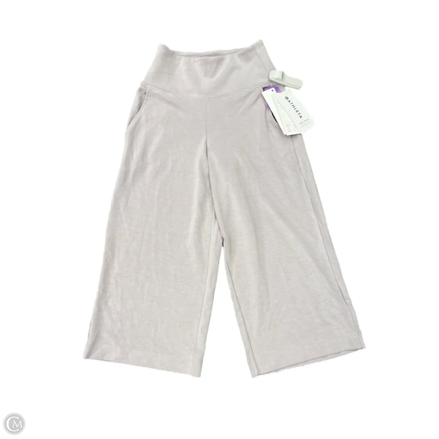 Athletic Capris By Athleta In Grey, Size: Xs