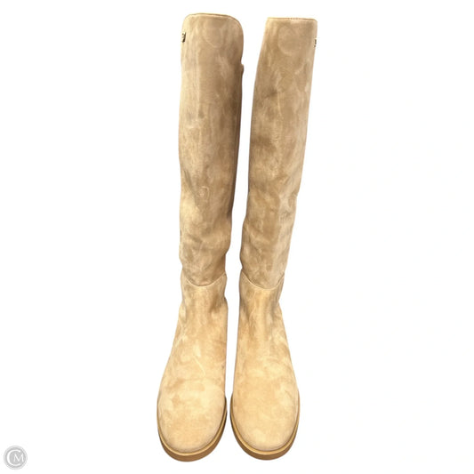 Boots Designer By Stuart Weitzman In Tan, Size: 9