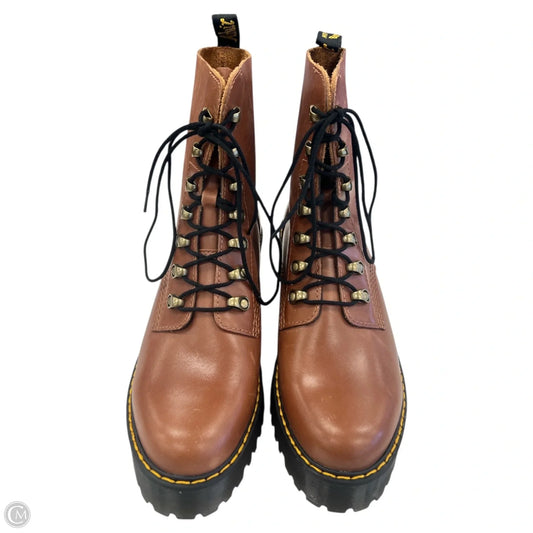 Boots Combat By Dr Martens In Brown, Size: 9