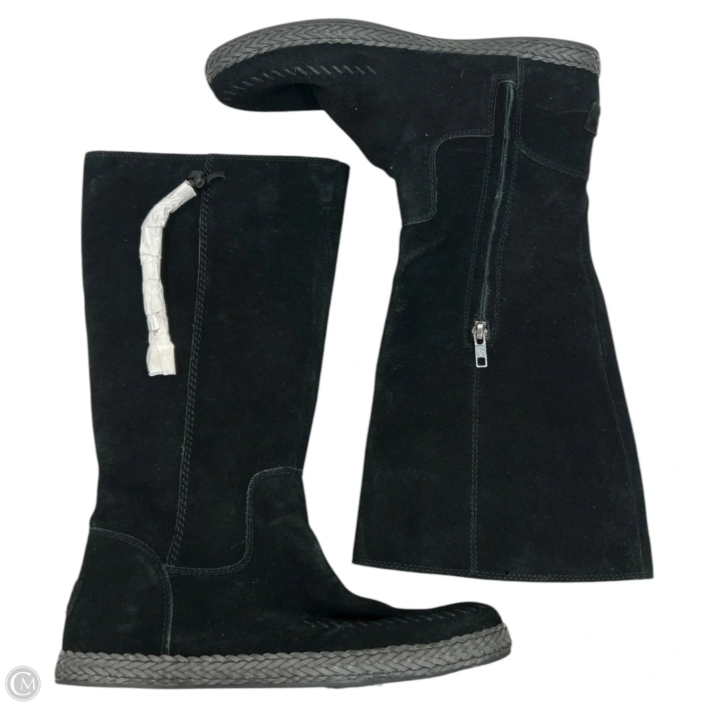 Boots Designer By Ugg In Black, Size: 9.5