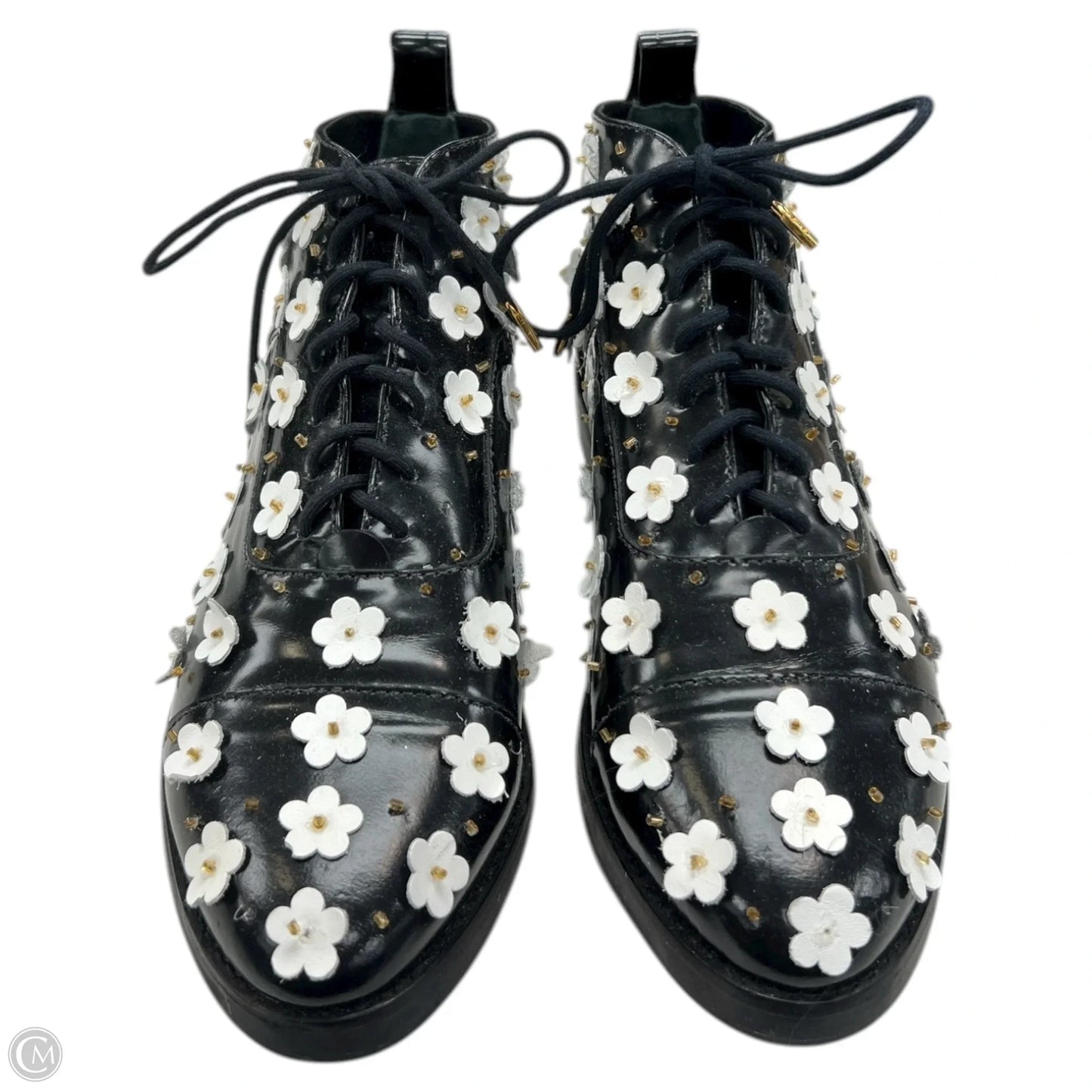 Boots Ankle Flats By Cma In Black, Size: 8.5