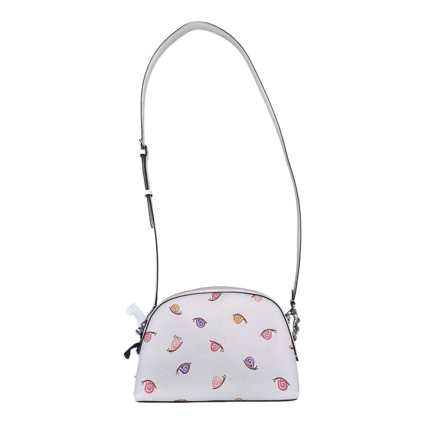 Handbag Designer By Coach In Cream, Size:Small