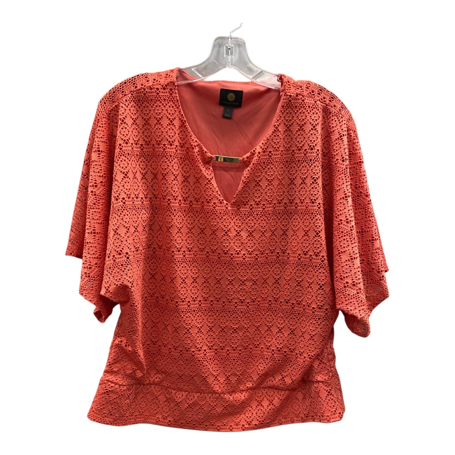 Top Ss By Jm Collections In Pink, Size:S