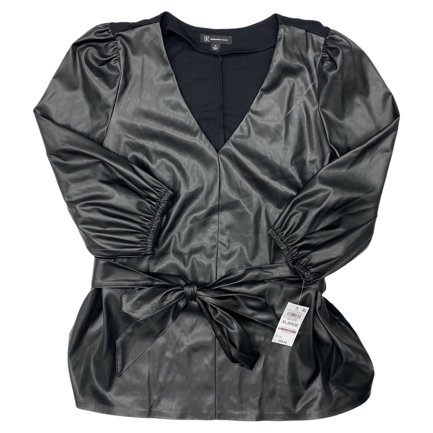Top Ls By Inc In Black, Size:Xl