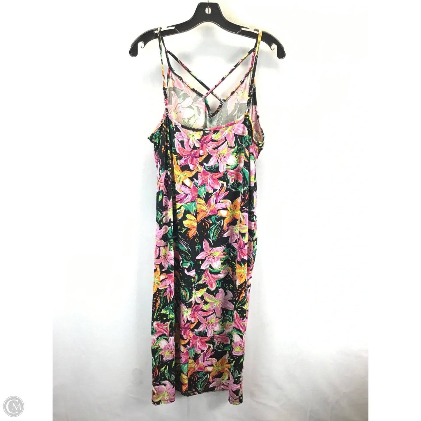Dress Casual Maxi By Clothes Mentor In Tropical Print, Size: 3x