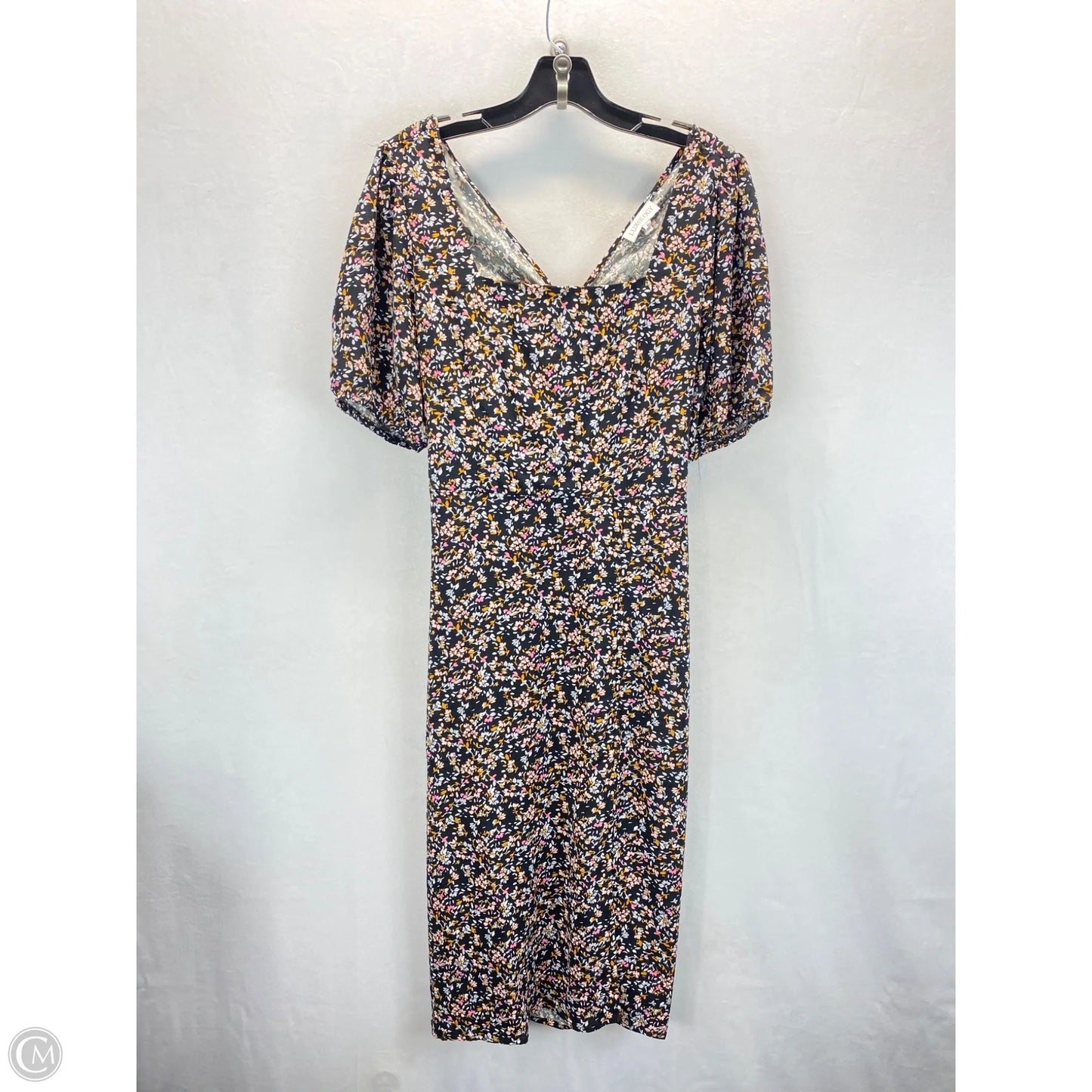 Dress Casual Midi By Luxology In Floral Print, Size: M