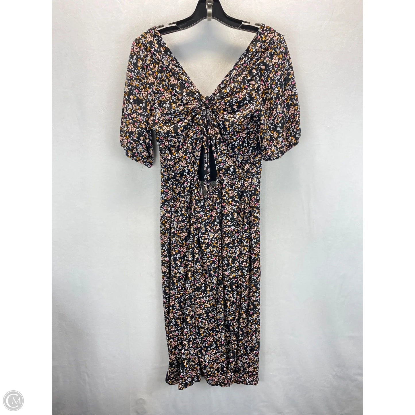 Dress Casual Midi By Luxology In Floral Print, Size: M