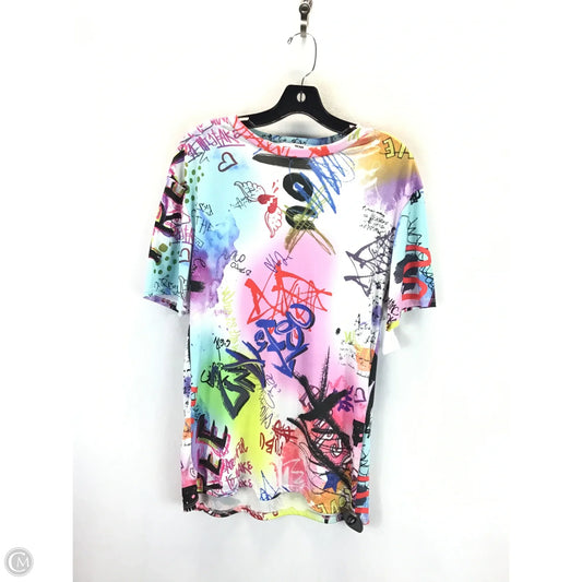 Top Short Sleeve By Fashion Nova In Multi-colored, Size: Xs