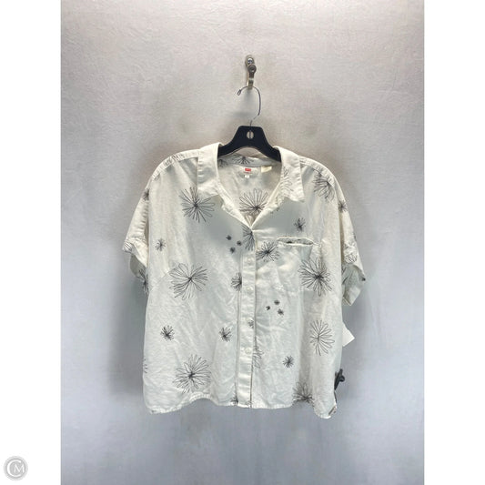 Top Long Sleeve By Levis In Black & White, Size: 1x