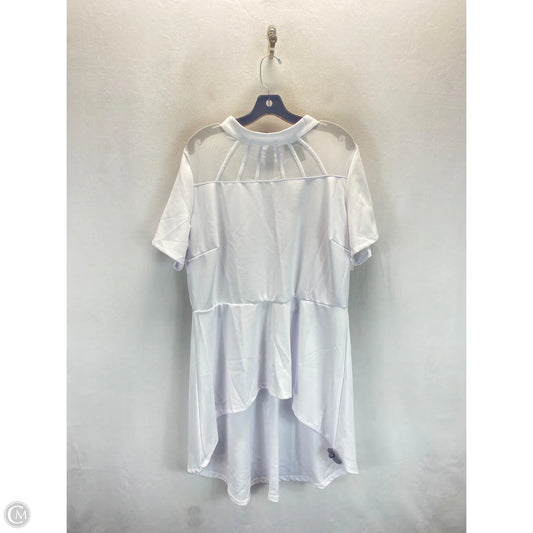 Tunic Short Sleeve By Ashley Stewart In White, Size: 1x