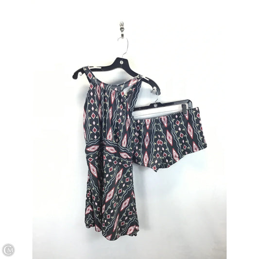 Swimsuit 2pc By Clothes Mentor In Black & Red, Size: Xl
