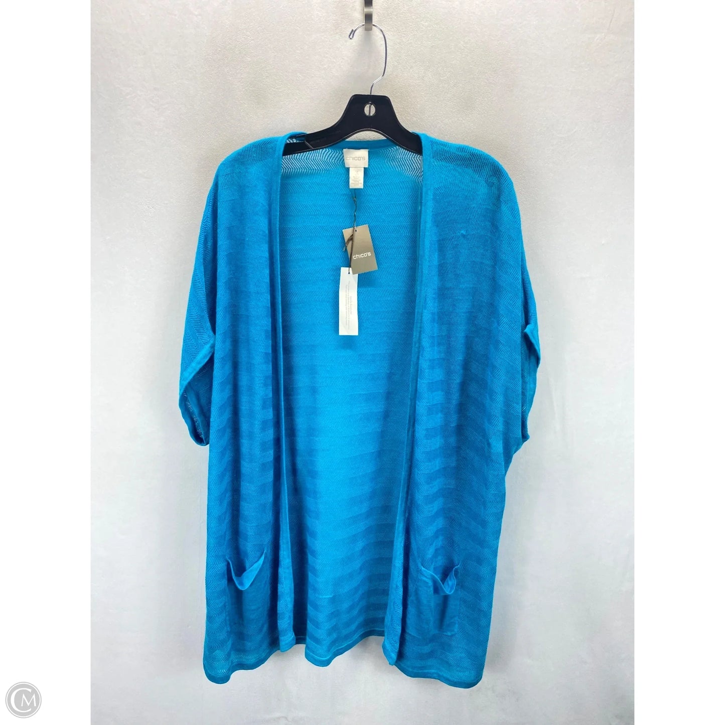 Cardigan By Chicos In Blue, Size: Xl